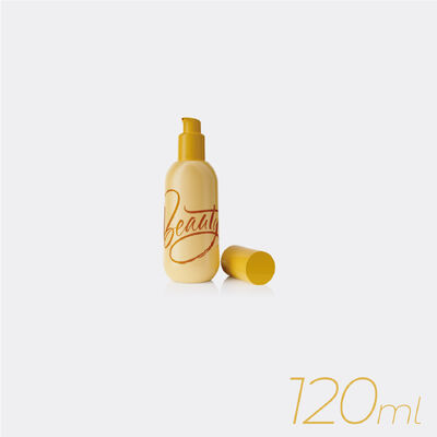 GR942 120ML ABS/PP malzemesi ile yuvarlak tabanlı vakum şişesi havasız pompa uygulamaları için